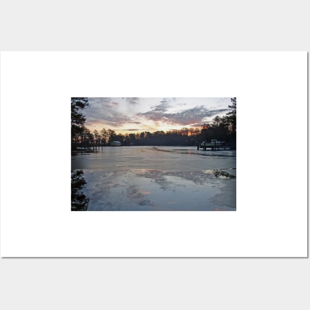 Ice Covered Cove Wall Art by tgass